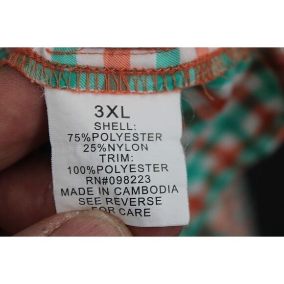 Magellan Fishing Shirt Mens 3XL / XXXL Relaxed Vented Button-Up Short Sleeve - Picture 9 of 9